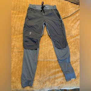 Mens On Running Pants, Gray, size Large